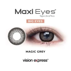 Maxi Eyes Magic "Big Eyes" Series Colored Contact Lenses (Brown, Grey)