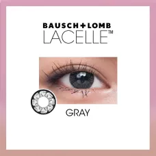 Bausch & Lomb Lacelle Jewel Monthly Colored Contact Lenses (Crystal Gray)