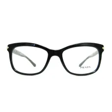 Prada Unisex Black Plastic Rectangle VPR10R/1AB/1O1