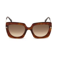 Tom Ford Women's Brown Plastic Square TF 0610F/53F