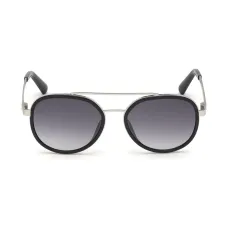 Guess Men's Black Metal Aviator