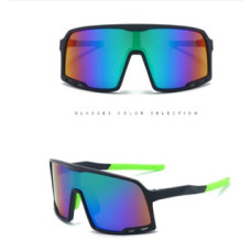 Cycling glasses for men uv400 cycling shades white/Silver Green