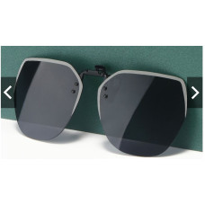 2021 NEW Sunglasses Polarized Clip On Flip-up Driving Glasses Day Night Vision Lens UV400