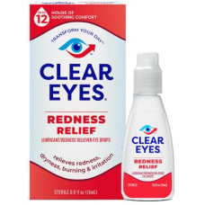 Clear Eyes Redness Lubricant Dryness Burning Irritation Relief