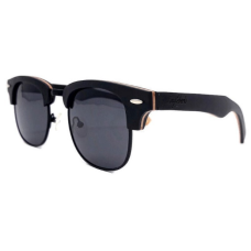 "Skateboard Multi-Layer Club Sunglasses, Black Polarized Lenses "